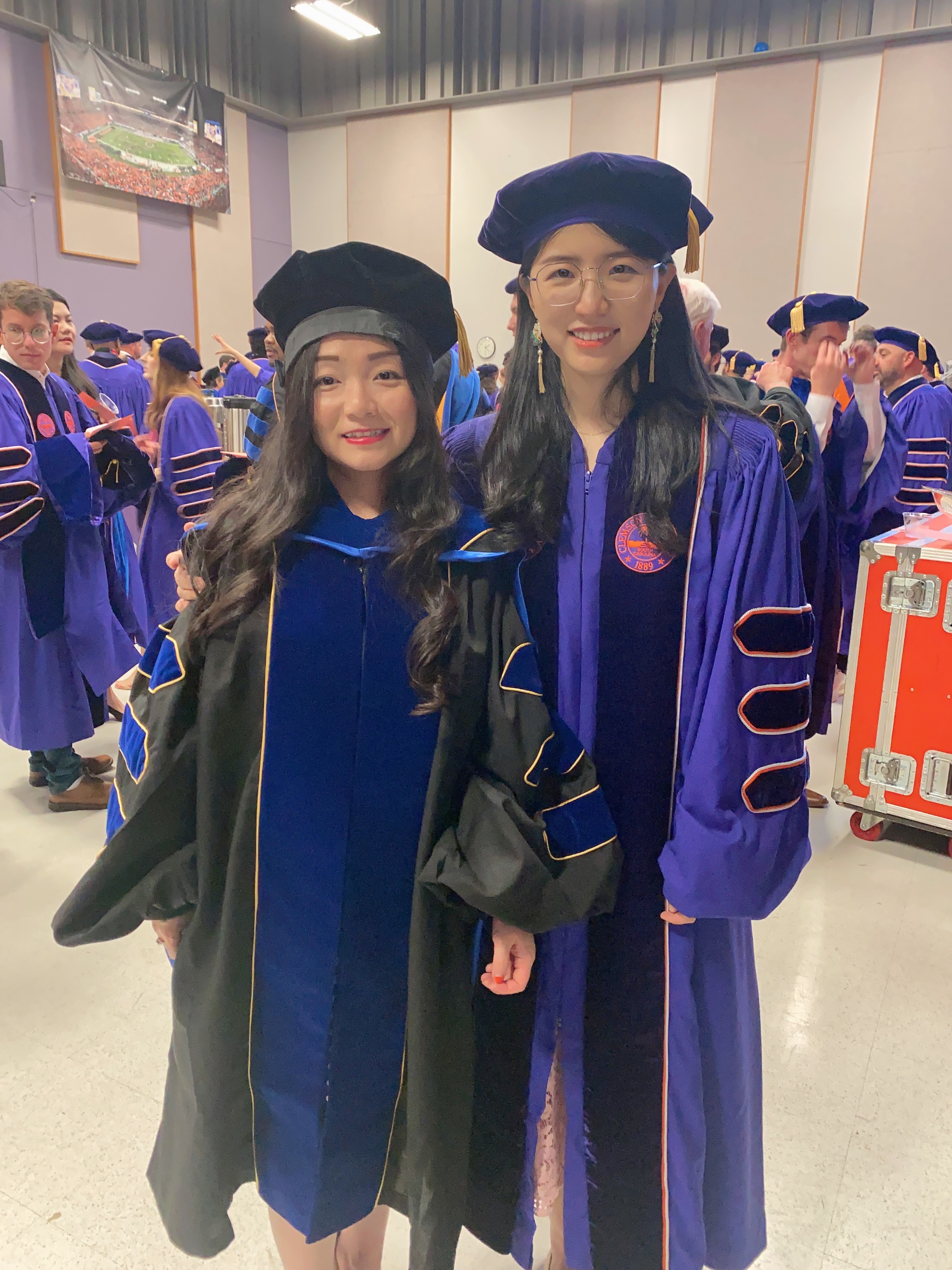 Dr. Freeman and her first solely advised student Dr. Li!